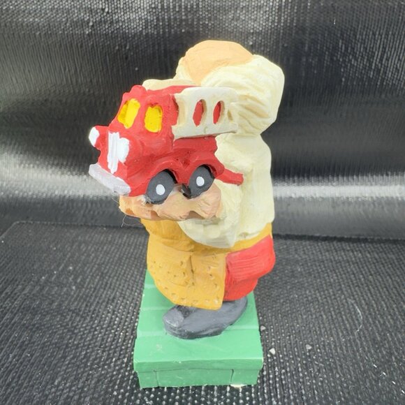 1995 David Frykman Collection Santa Crafted Resin Figurine Whimsical Decor VTG - Picture 10 of 11